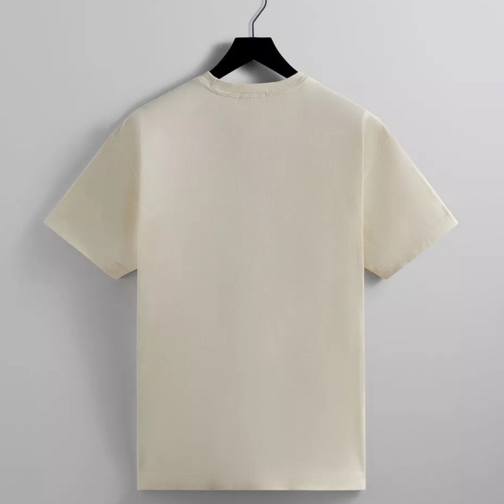 Kith Script Needlepoint Tee Sandrift Size 2XL T-Shirt Jersey Summer 2023 - Picture 2 of 5